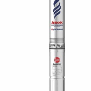 Pompa głębinowa monoblokowa Pedrollo 4-BLOCK m 2/12 - zintegrowana konstrukcja 0.75kW do studni wierconej