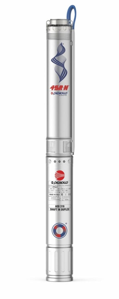 Pompa głębinowa Pedrollo 4SRm 2/12 - 4-calowa pompa wielostopniowa o mocy 0.55kW do studni wierconej