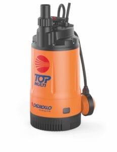 Pompa do deszczówki Pedrollo TOP MULTI 1 - zatapialna pompa ciśnieniowa z wyłącznikiem pływakowym