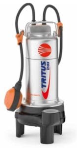 Pompa do szamba z rozdrabniaczem Pedrollo Tritus TIGm 0.55 (0.55kW) - mała profesjonalna pompa ściekowa