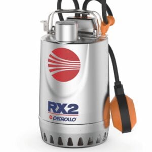 Pompa odwodnieniowa Pedrollo RXm 2 ze stali nierdzewnej AISI 304 z wyłącznikiem pływakowym